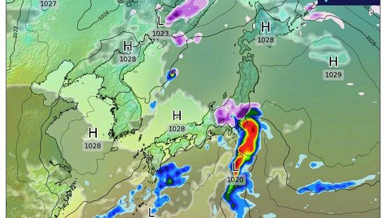 ２０２５年３月８日（土）の日本全国天気予報